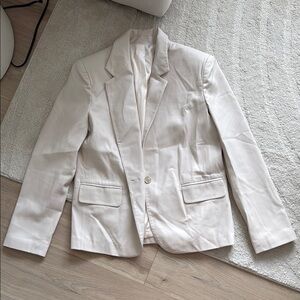 Susana Monaco Faux Leather Blazer